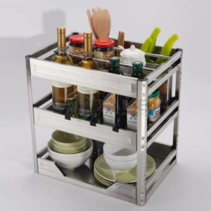 CARRO EXTRAIBLE C/FRENO INOX E080430