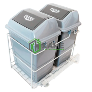 BASURERO ADLER 2/TACHOS C/TAPA WB40B - MOD-40 CHI7817