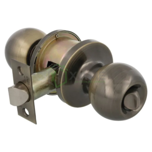 CERRADURA AMIG BAÑO POMO 612 CUERO-DISP