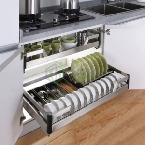 CESTO PORTA PLATO A INOX E080880A MD 80 C/F