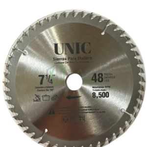 DISCO P/MADERA UNIC 7 1/4 X 48D