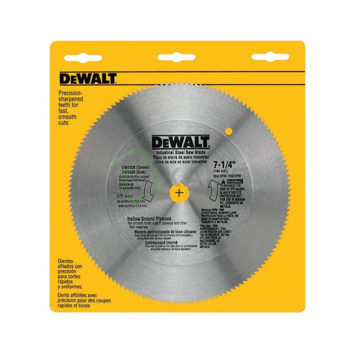 DISCO DEWALT 7 1/4" X 140D MULTI - USO- DW3326