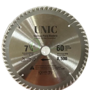 DISCO P/MADERA UNIC 7 1/4 X 60D