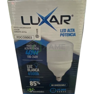 FOCO AHORRADOR LUXAR 40W 43936