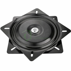 PLATO GIRATORIO CUADRADO 3X3 NEGRO