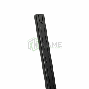 PILAR RANURADO DOBLE 32 CM NEGRO