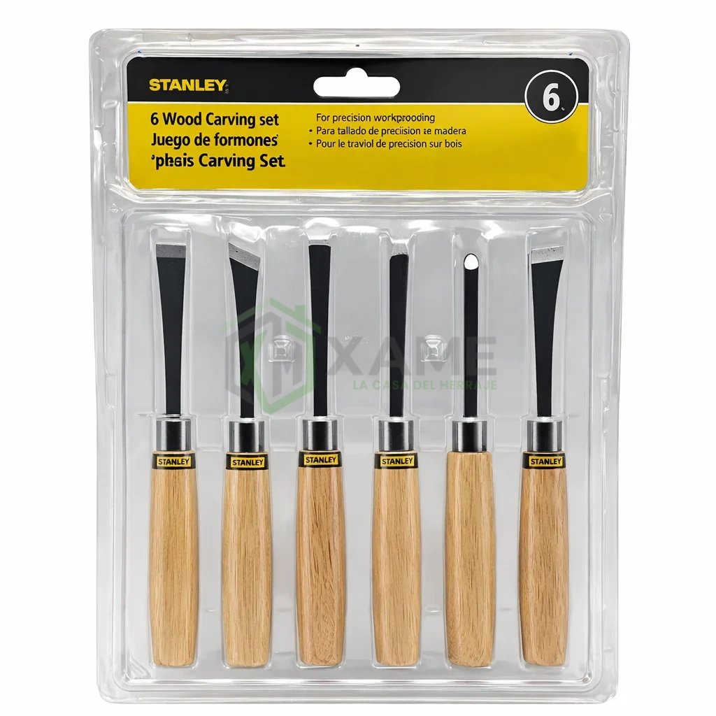 JUEGO-GUBIAS STANLEY P/TALLAR MADERA 95IB16120