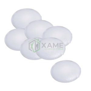 TAPA PVC BLANCO GRANDE 15 MM
