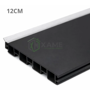 ZOCALO PVC NEGRO 12CMX4MT Z200-0504