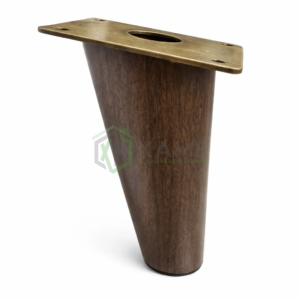 PATA CONICA INCLINADA A034 CAFE 15CM