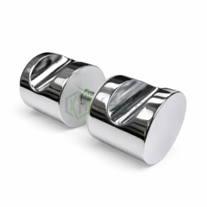 BOTON P/VIDRIO DOBLE #517 CROM P02