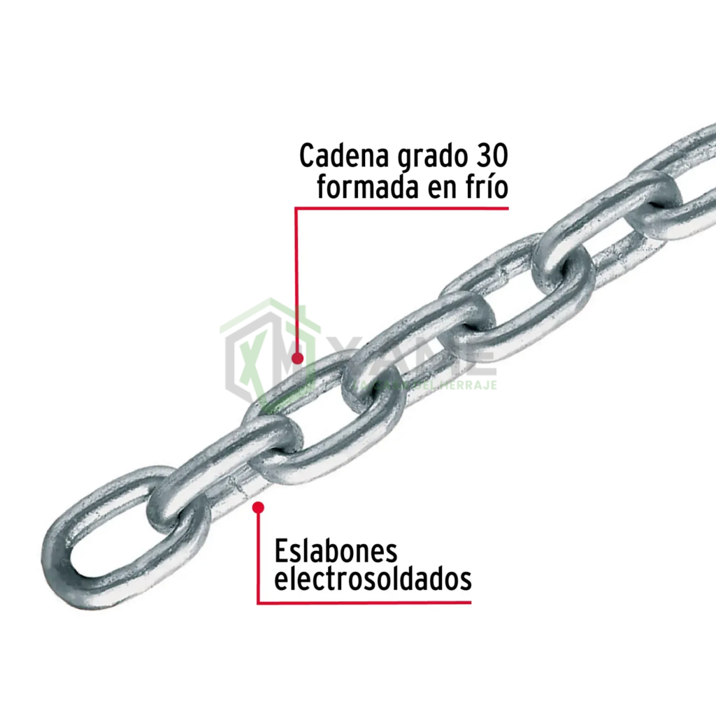 CADENA GALVANIZADA 1/4 PROME 17216