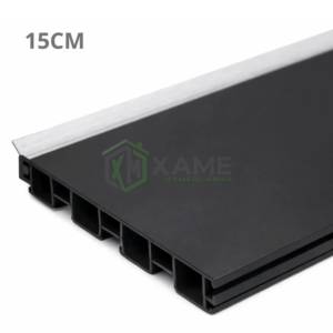 ZOCALO PVC NEGRO 15CM X 4MT 130550