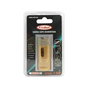 SIERRA COPA FICHET P/MARMOL CERAMI 1 1/8 BOY-9128