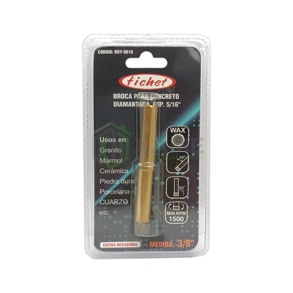 SIERRA COPA FICHET P/MARMOL CERAMI 3/8 BOY-9010