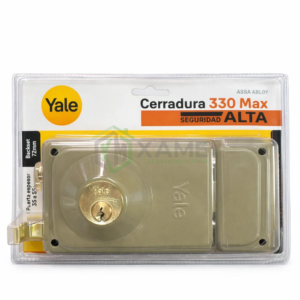 CERRADURA YALE SOBREPONER REVERSIB-330-16802