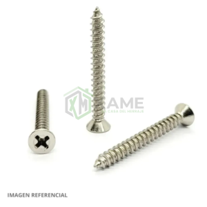 TORNILLO AVELLANADO 1/2 X 4