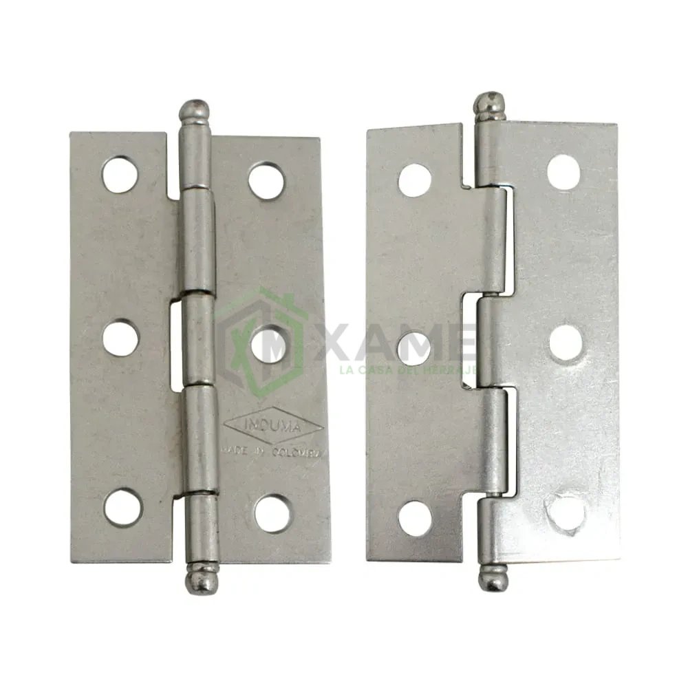 BISAGRA INDUMA SN 2-1/2 C/PASADOR