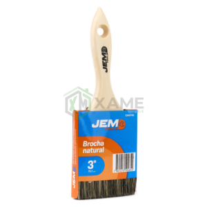 BROCHA JEM NATURAL 3"