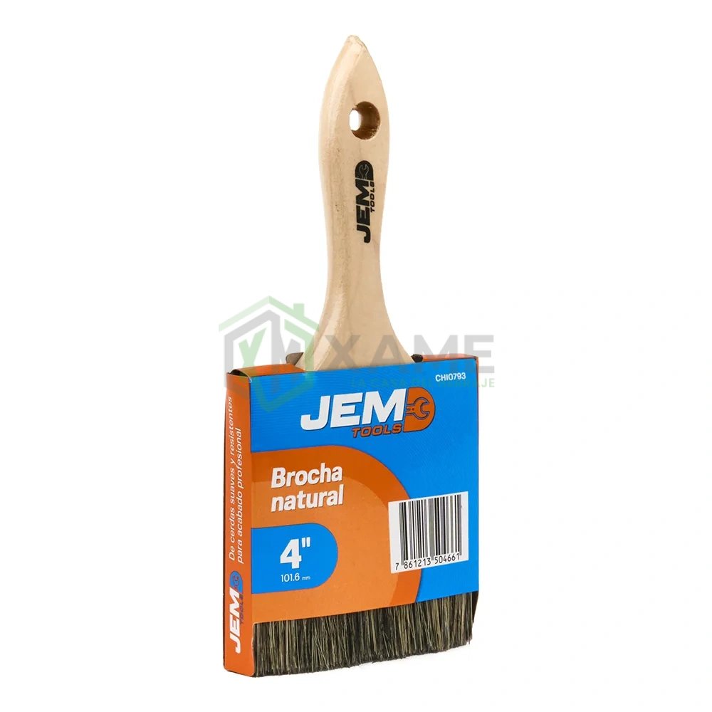 BROCHA JEM NATURAL 4"