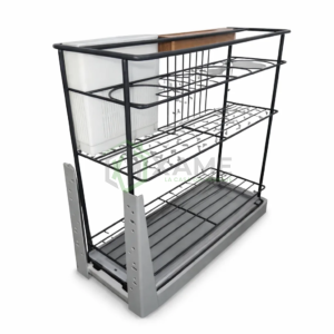 CARRO EXTRAIBLE PINLU MOD-20CM C/F NEGRO