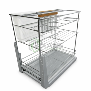 CARRO EXTRAIBLE PINLU MOD-30CM CROM