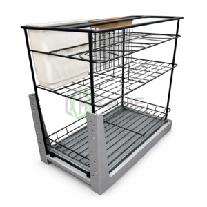 CARRO EXTRAIBLE PINLU MOD-30CM C/F NEGRO