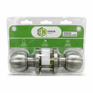 CERRADURA XM POMO BAÑO SN2418-SN