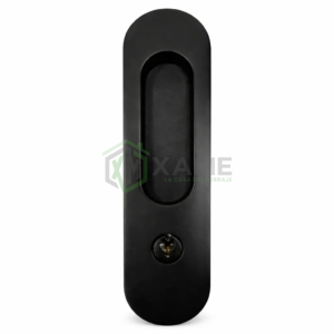 CERRADURA P/CORREDIZA XM DORM OVAL NEGRA