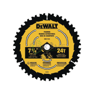 DISCO DEWALT 7 1/4" X 24D P/MADERA DWA271424