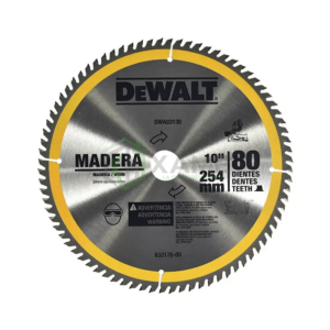 DISCO DEWALT 10" DW03130-80D P/MADERA
