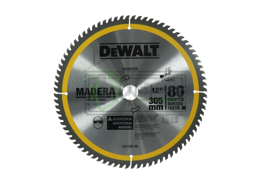 DISCO DEWALT 12X80D P/MADERA DWA03150