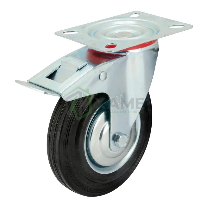 GARRUCHA CAUCHO GIRAT NEGRA C/F INDUST 4´´ 180100B CED