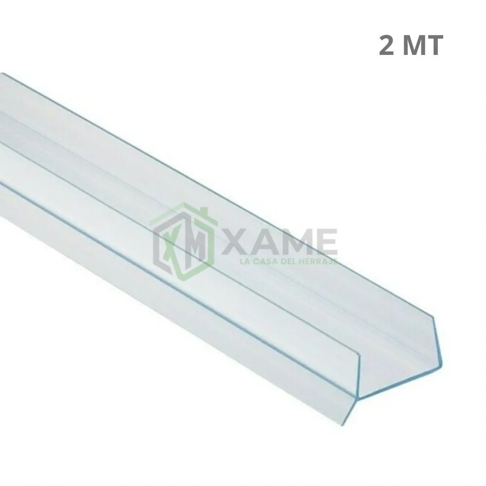 RIEL DE SOCALO TRANSP 2MT 15M CED