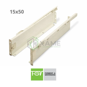 RIEL FGV LATERAL BLANCA 15 X 50 CM