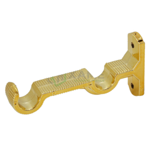 SOPORTE DORADO DOBLE 1/2"