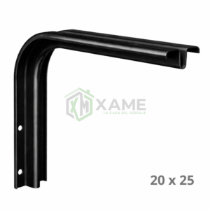 SOPORTE FIJO NEGRO 20X25CM