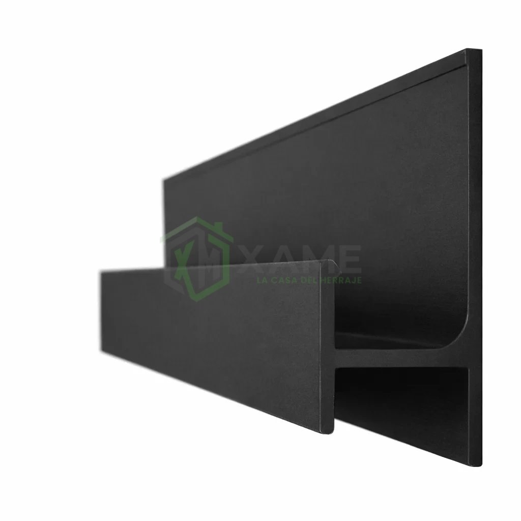 TIRADERA PERFIL ALUM NEGRO GYC0388 H 3MTS CED