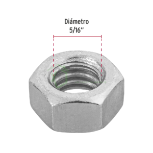 TUERCA GALVANIZADA 5/16" 23480