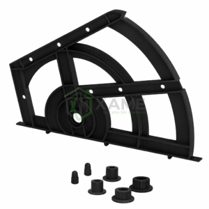 ZAPATERA PLASTI TRIANG NEGRA -2 SERVICIO