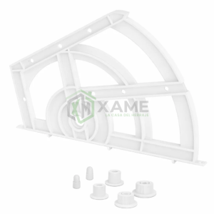 ZAPATERA PLASTI TRIAG BLANCA -2 SERVICIOS