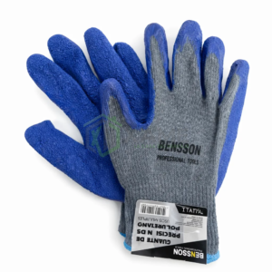 GUANTE BENSSON ANTICORTE AZUL-GRIS-TALLA L0071