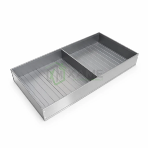 PORTA CUBIERTOS KUCHEN ALUMI 42X20X5.5 DE32-3