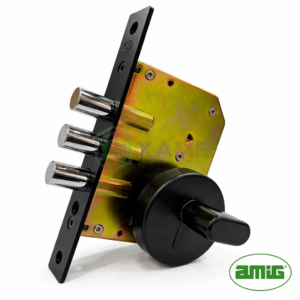 KIT CERROJO SEGURIDAD AMIG CUADRADO LL/S NEGRO