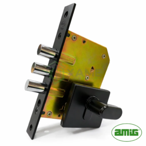 KIT CERROJO SEGURIDAD AMIG REDONDO LL/S NEGRO