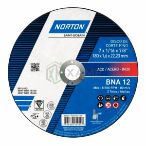 DISCO NORTON P/CORTE METAL 7"BNA12-16476