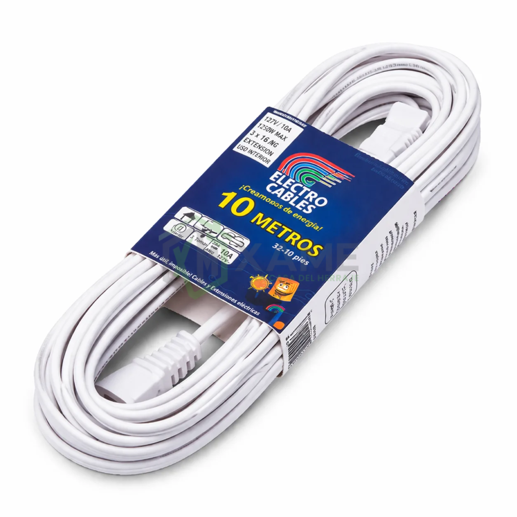 EXTENSION ELECTROCABLES 2X14 BL 10MTO