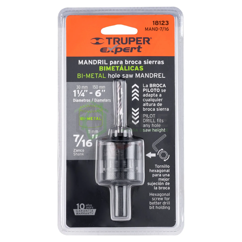 MANDRIL TRUPER P/SIERRA COPA 7/16 -458916K