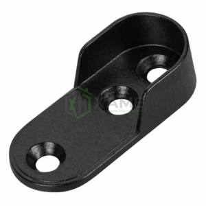 SOPORTE P/TUBO OVALADO NEGRO C/U