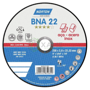 DISCO NORTON P/CORTE METAL 9" BNA12-16477